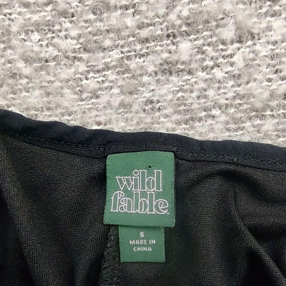 Wild Fable Black Midi Dress S Slip - Picture 2 of 3